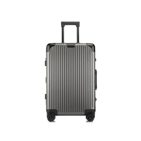 Lumin 55Cm Suitcase Silver & Black (8039901954137)