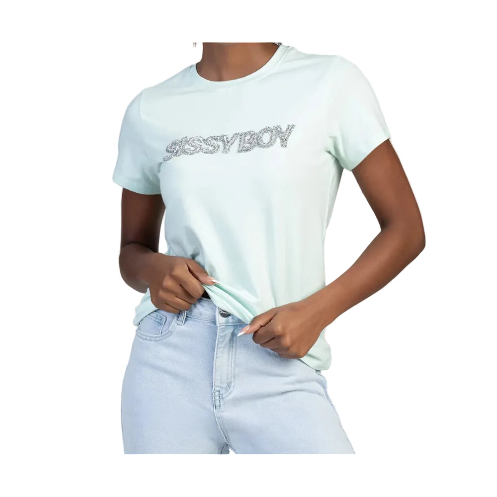 Sissy Boy Ladies Total Diva Regular T-shirt-Mint T33405
