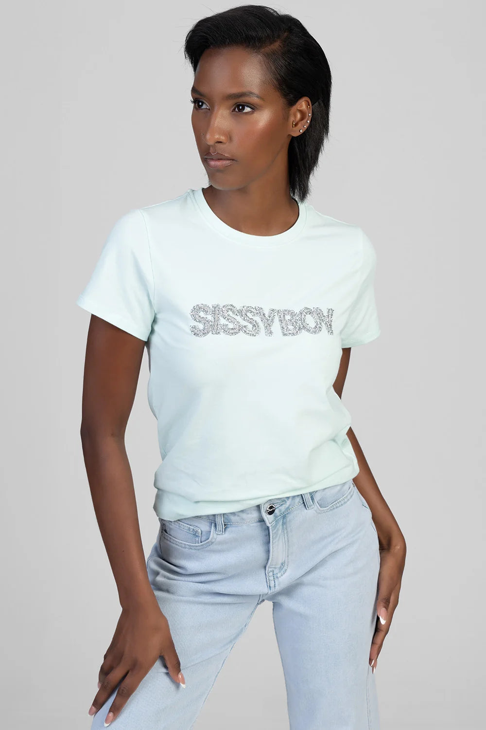 Sissy Boy Ladies Total Diva Regular T-shirt-Mint T33405