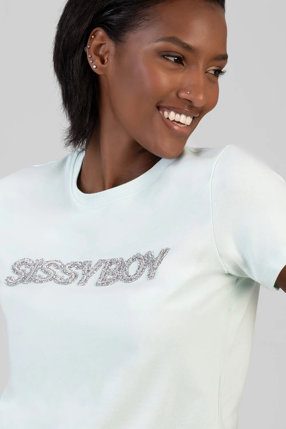 Sissy Boy Ladies Total Diva Regular T-shirt-Mint T33405
