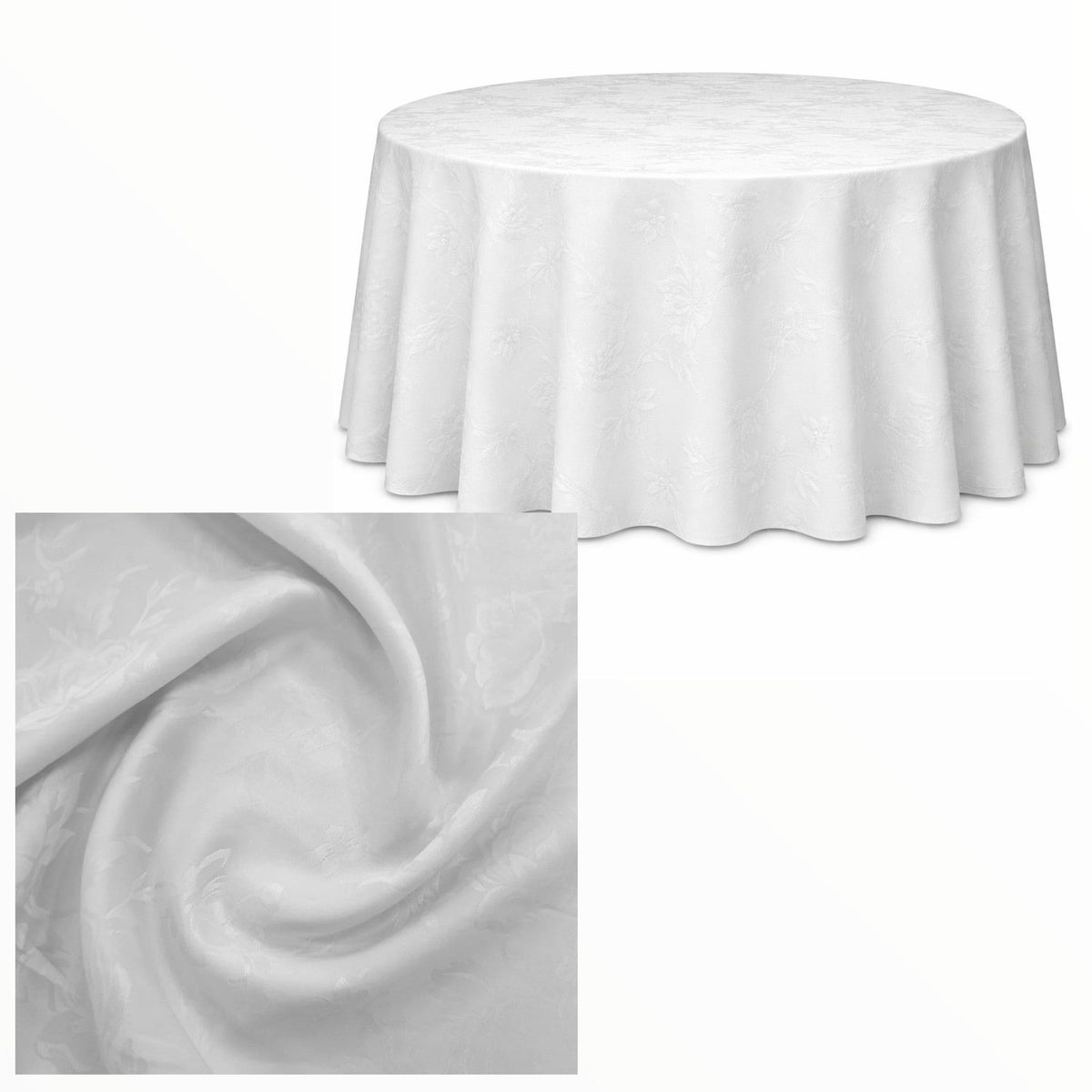Jacquard Tabling Fabric Rose 280 cm.