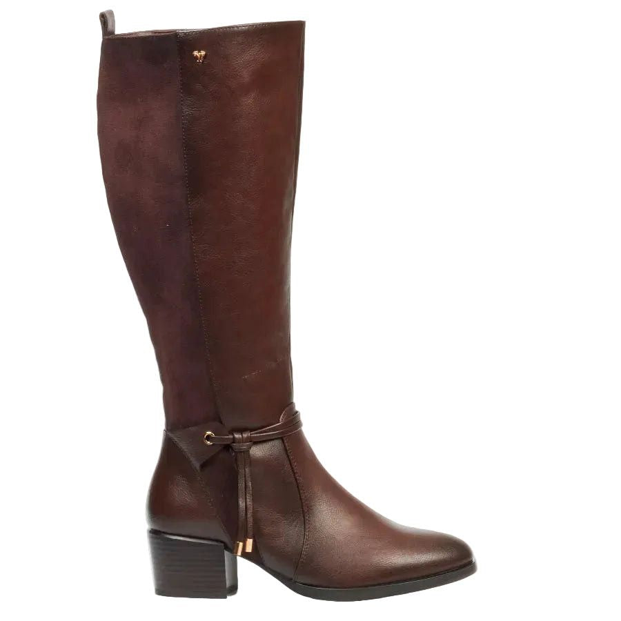Butterfly Ladies High Boots Tacoma 2 In Chocolate.