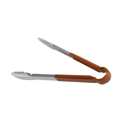 Steel King Stainless Steel UtilityTong 300mm Brown Handle 4.VT30BWN