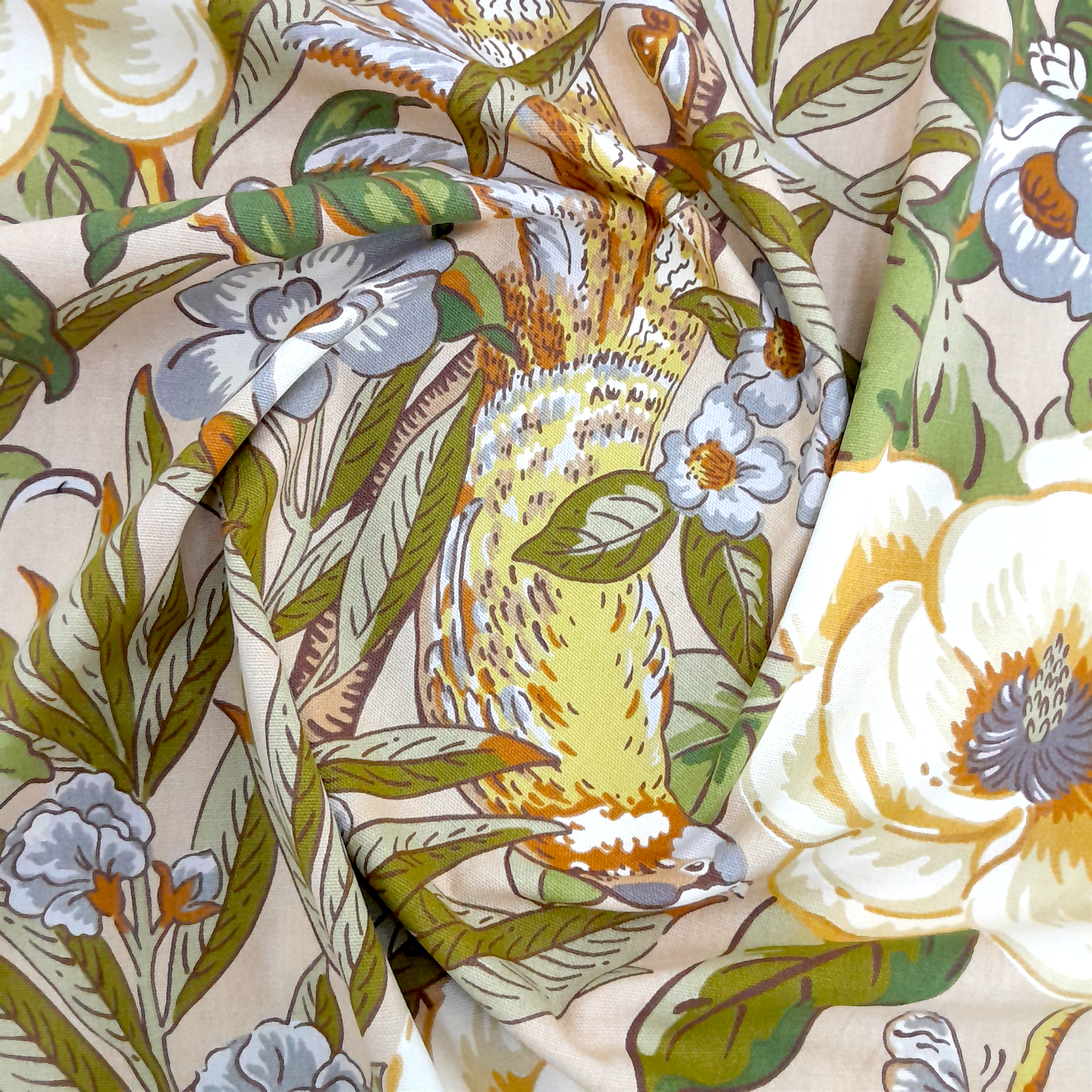 Printed Cotton Fabric Tree Ton Oasis  140 cm