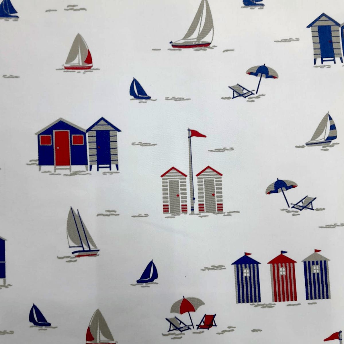 Fabric Poly Cotton St Tropez Nautical  137 cm.