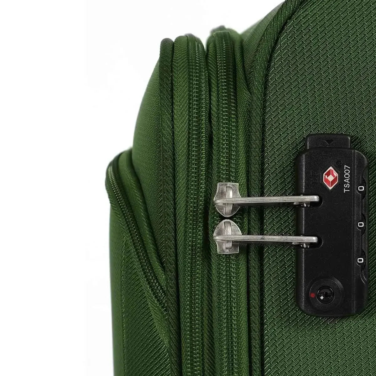 Travelite Flash Trolley Case In Green TV00015GRNN.