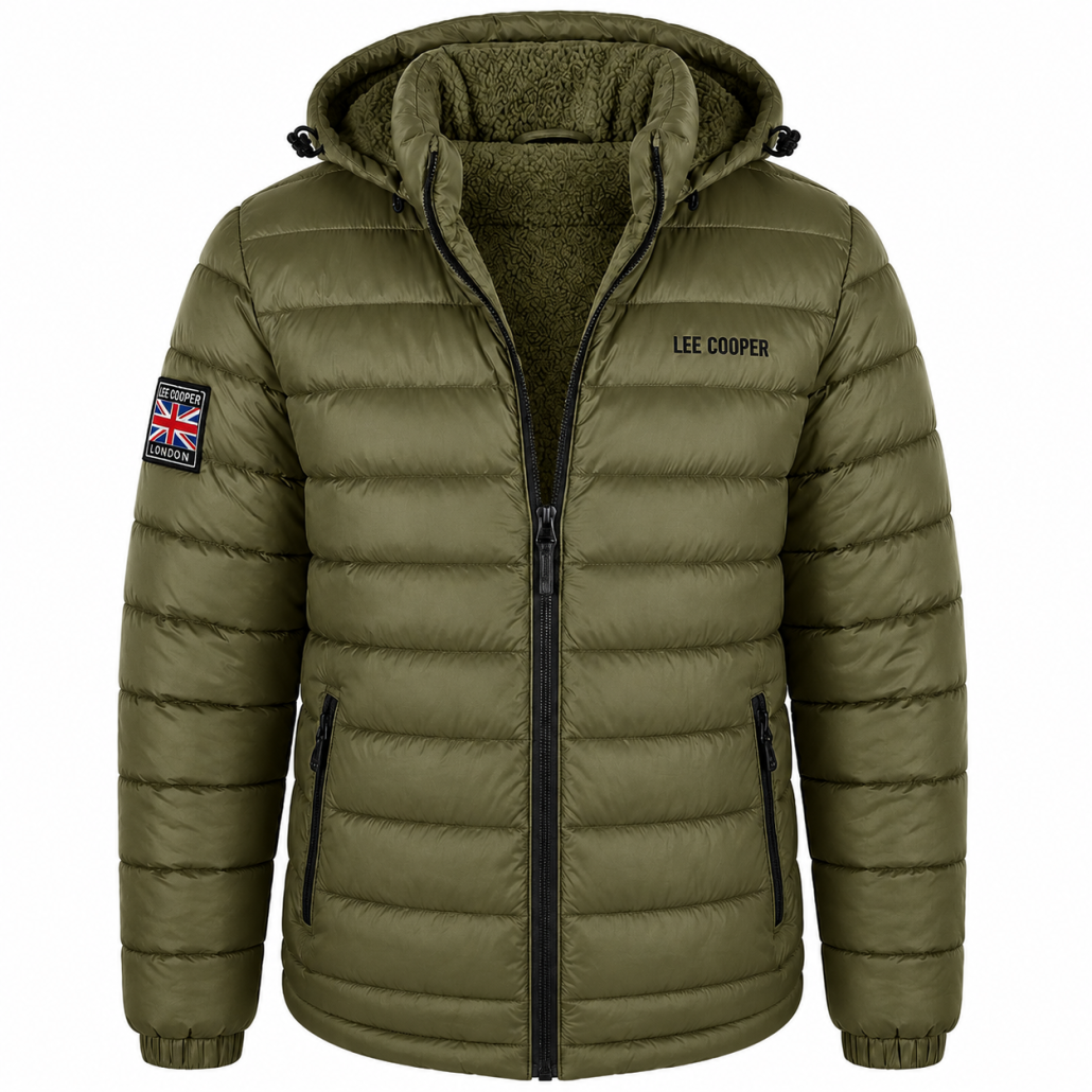Lee Cooper Puffer Jacket Billy Olive LCW265223.