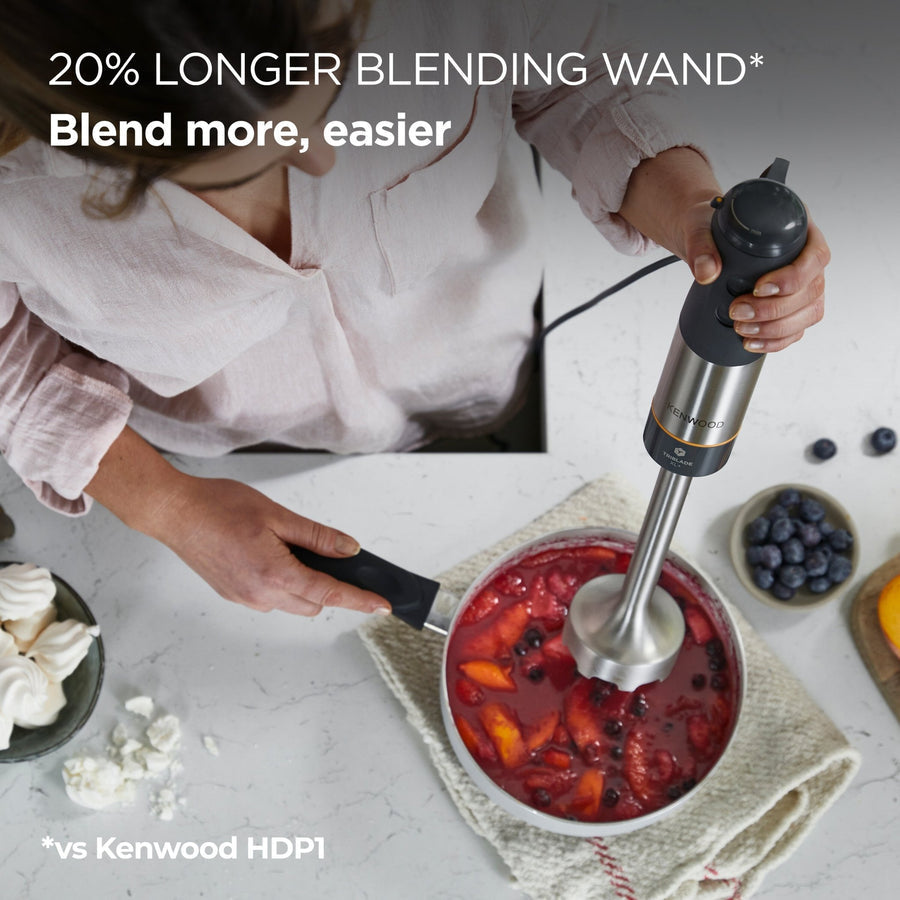 Kenwood Triblade™ XL + Hand Blender & Accesories 1000W HBM60.307GY.
