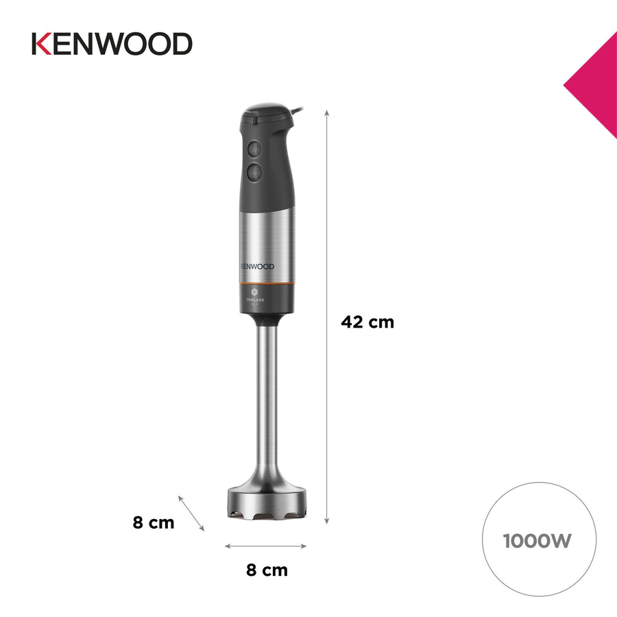 Kenwood Triblade™ XL + Hand Blender & Accesories 1000W HBM60.307GY.