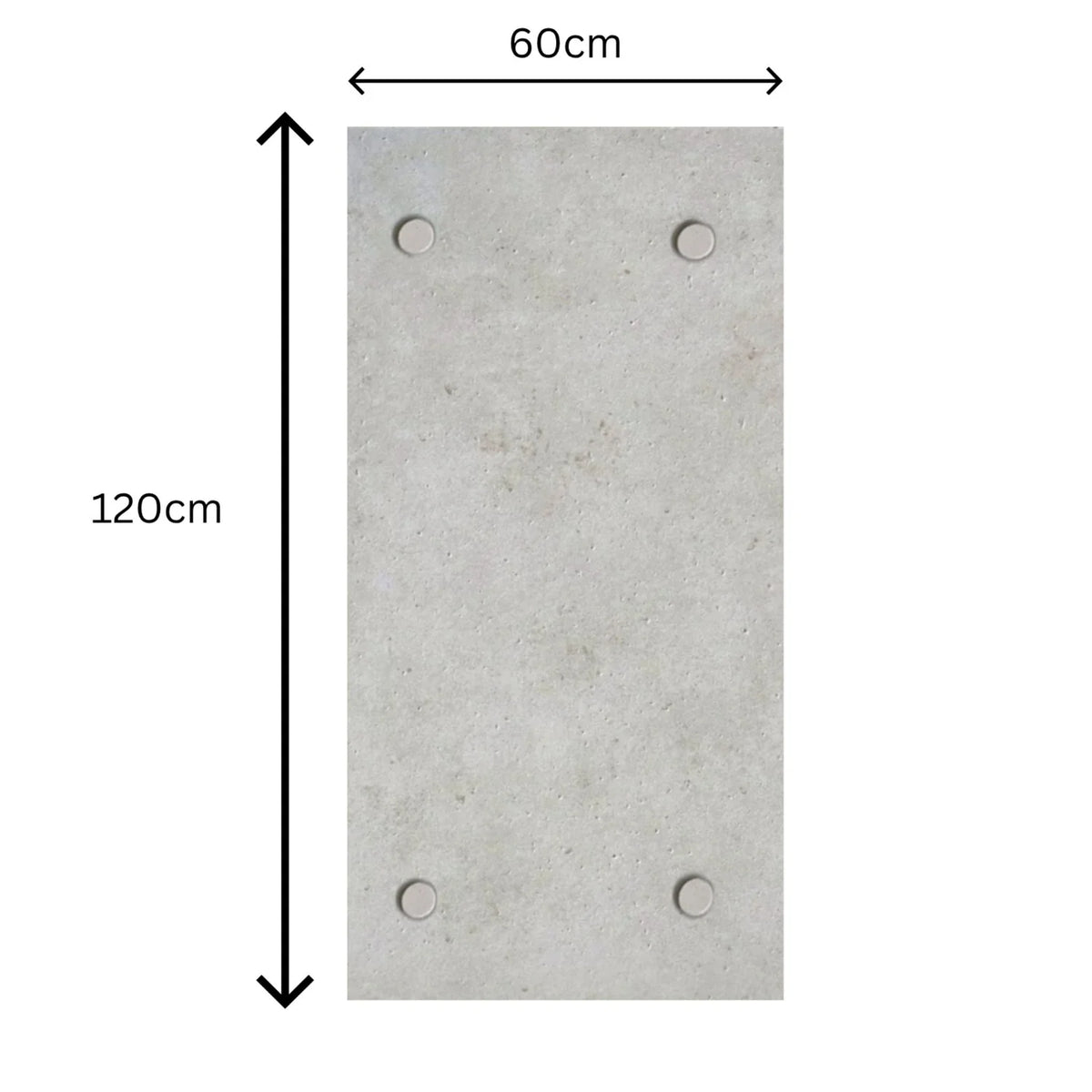Echo-less Printed Acoustic Panel 120x60x0.9 cm – Tuscan Slab