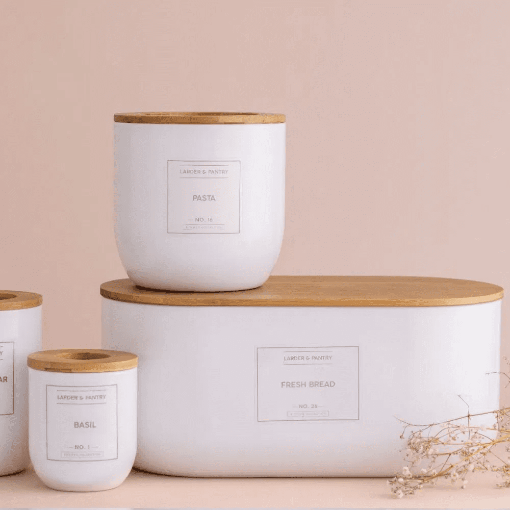 Typhoon Eden Bread Bin With Reusable Labels TY1402042