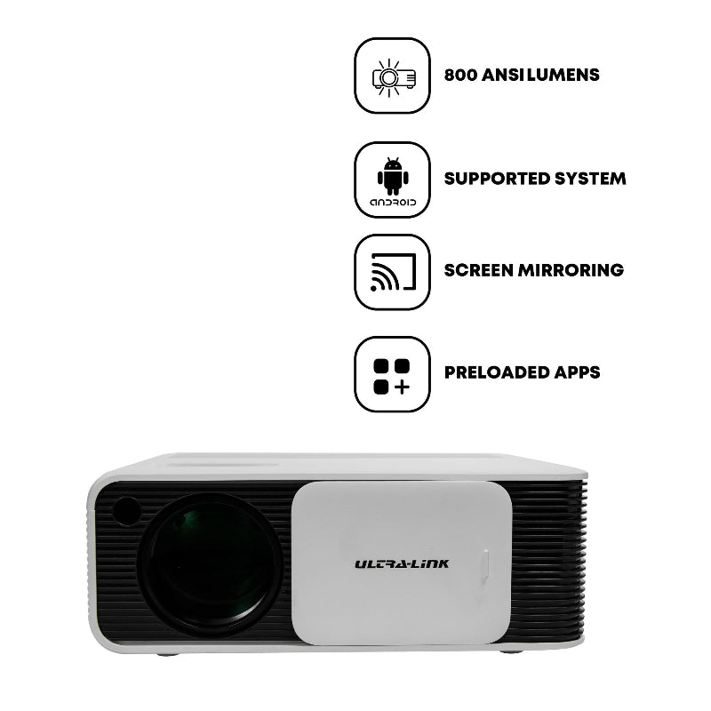 Ultra-Link UL-PJ70 Full HD Smart Projector - MHC World