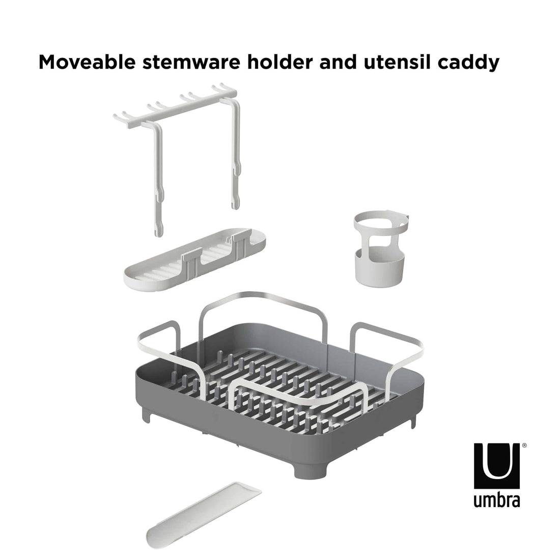 Umbra Holster Dish Rack Charcoal UMB1008163149