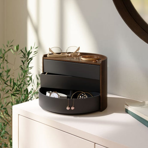 Umbra Moona Storage Box Black & Walnut UMB1014748048.