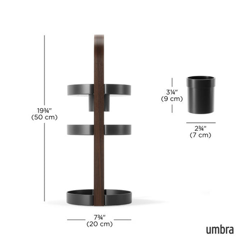 Umbra Bellwood Organizer Black & Walnut UMB1015098048
