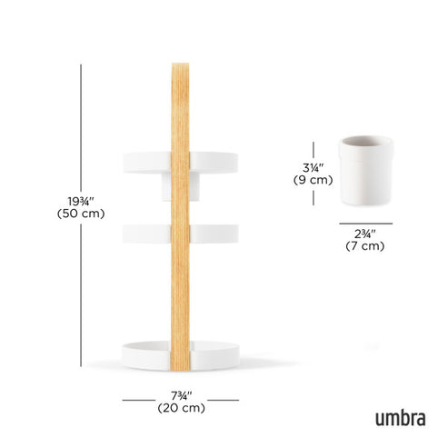 Umbra Bellwood Organizer White & Natural UMB1015098668