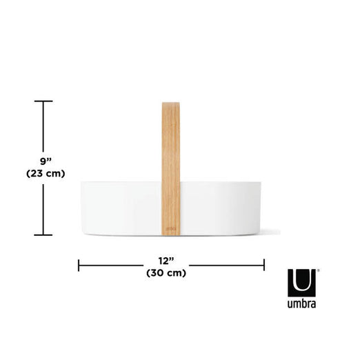 Umbra Bellwood Caddy White & Natural UMB1019130668
