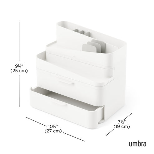 Umbra Glam Organizer Large White & Grey UMB1019198910