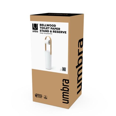 Umbra Bellwood Toilet Paper Stand White Natural UMB1022314668.