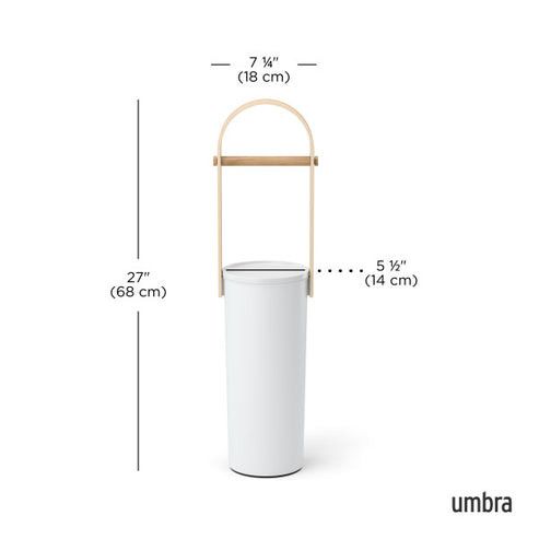 Umbra Bellwood Toilet Paper Stand White Natural UMB1022314668.