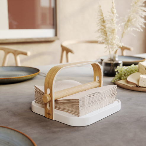 Umbra Bellwood Napkin Holder White & Natural UMB1022631668.