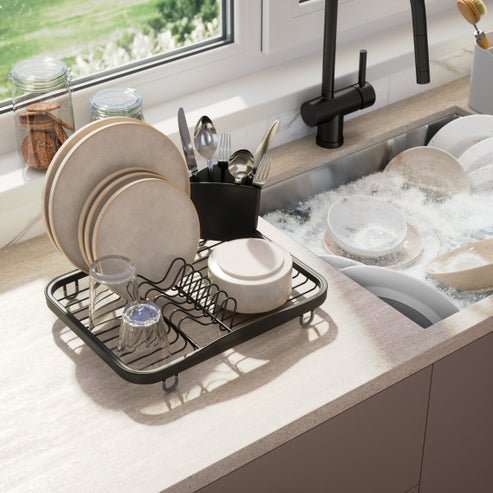 Umbra Sinkin Dish Rack Black UMB330065040
