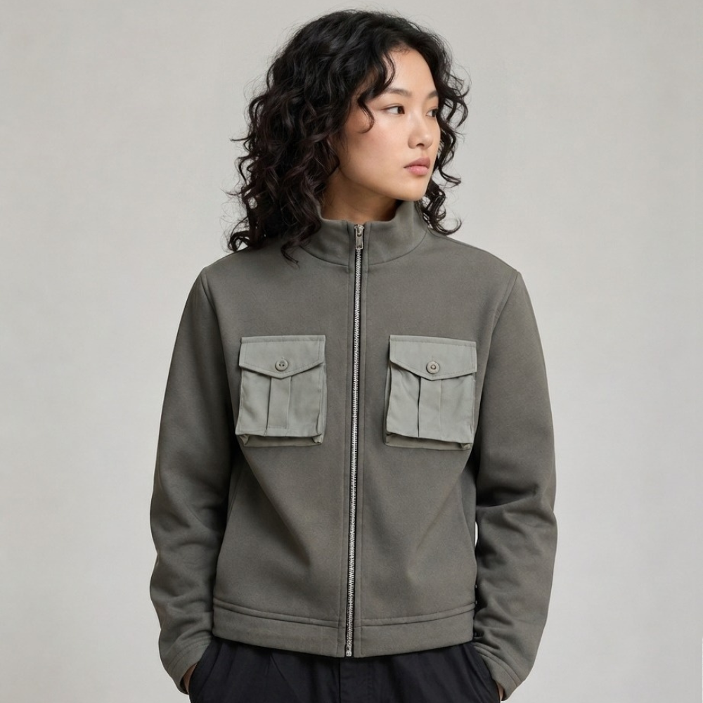 Cocoloco Ladies Farah Combat Tracksuit-Olive