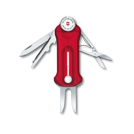 Victorinox Golf Tool Transparent Red 91mm V0.7052.T