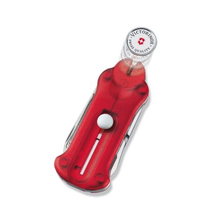 Victorinox Golf Tool Transparent Red 91mm V0.7052.T