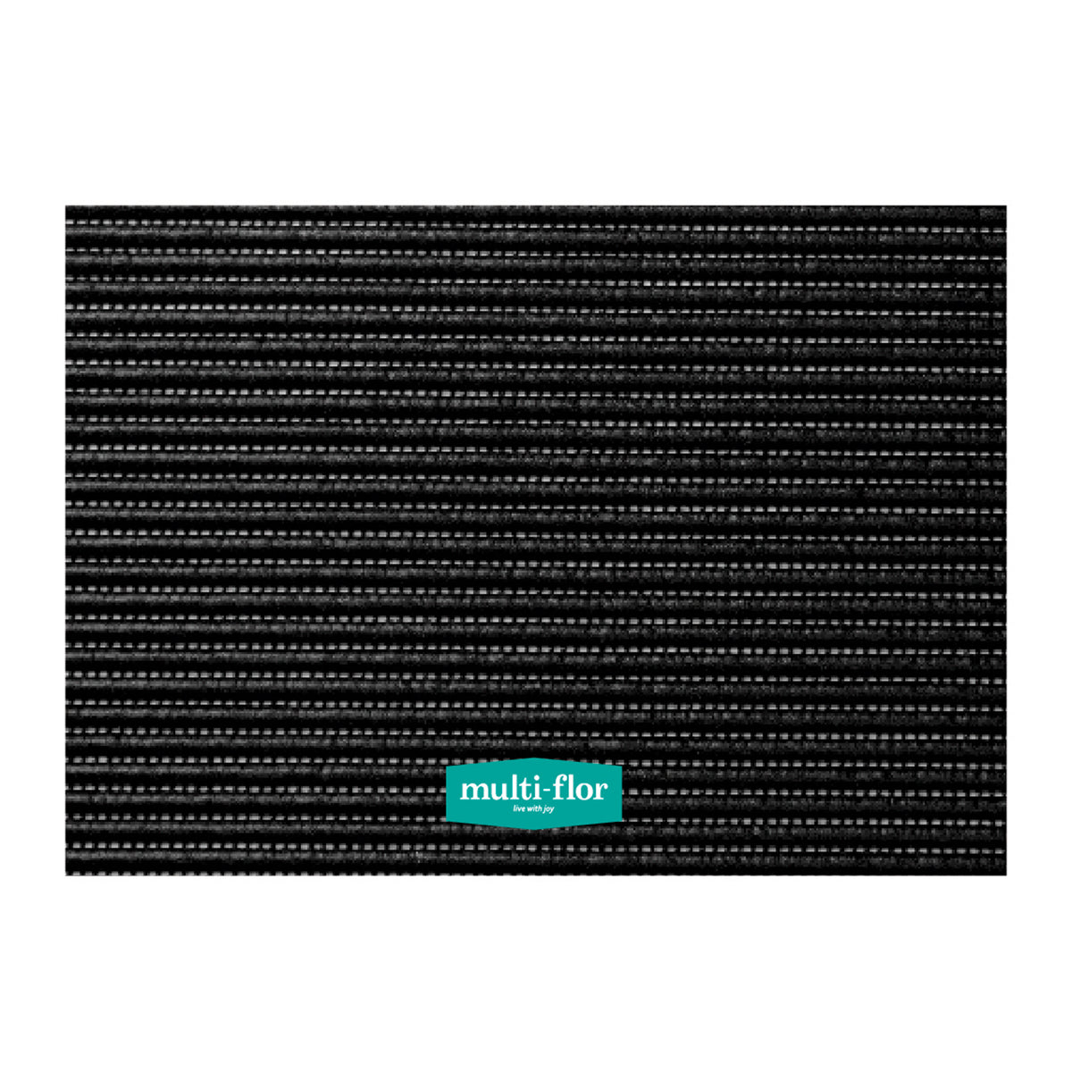 Multi-Flor Moonwalk Bathroom Mat 65cm Wide Versa Black
