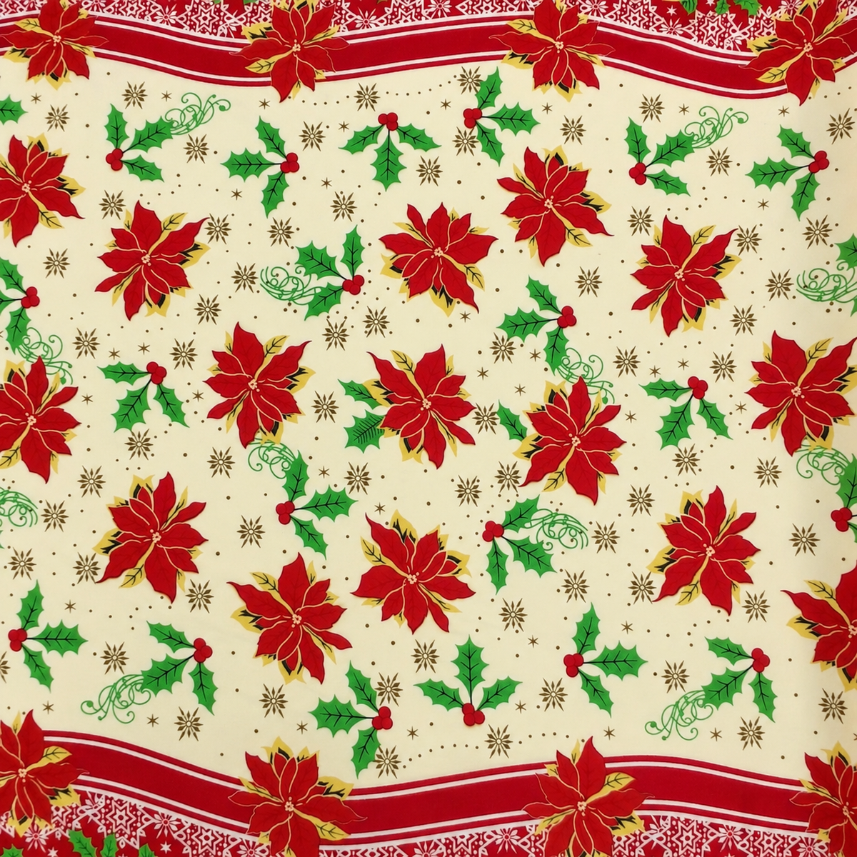 Fabric Printed Mini Matt  Merry Christmas 140 cm.