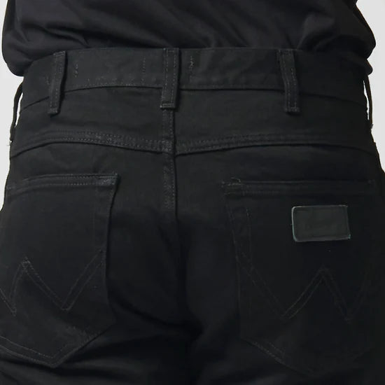 Wrangler Men's Texas Regular Straight Denim Jean-Black W121 3799