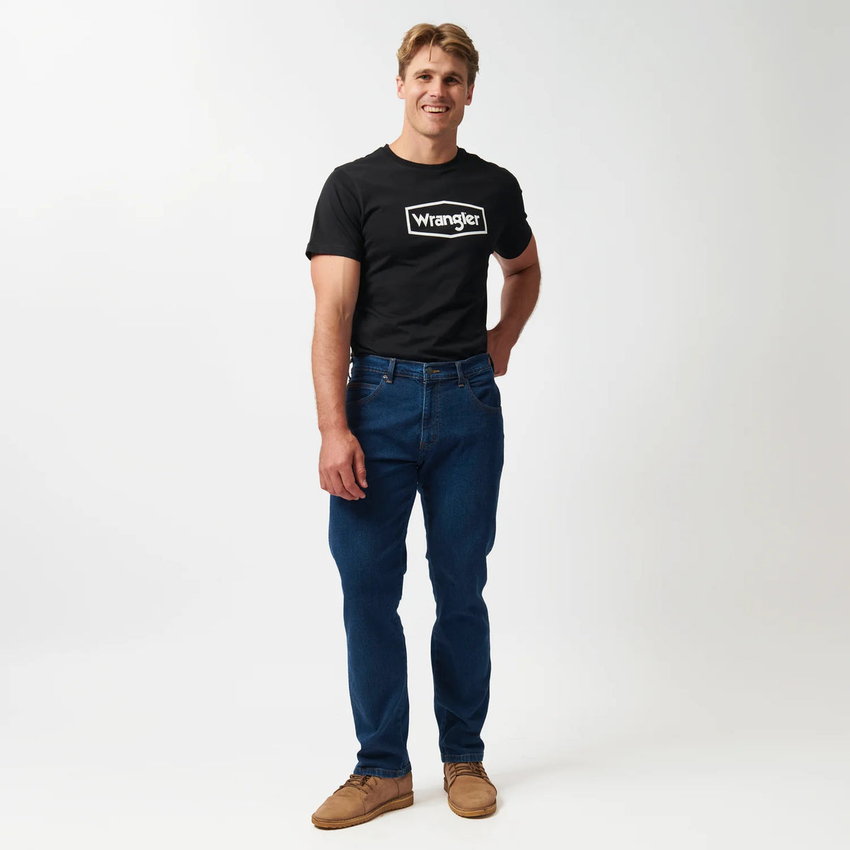 Wrangler Men's Texas Stretch Denim-Stonewash W121 48010