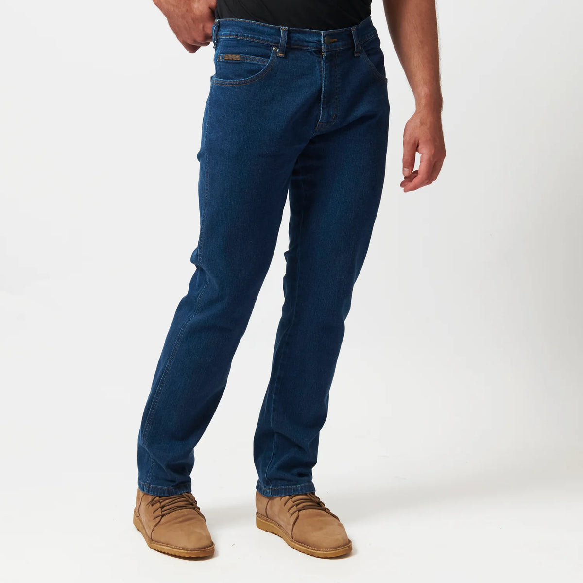 Wrangler Men's Texas Stretch Denim-Stonewash W121 48010