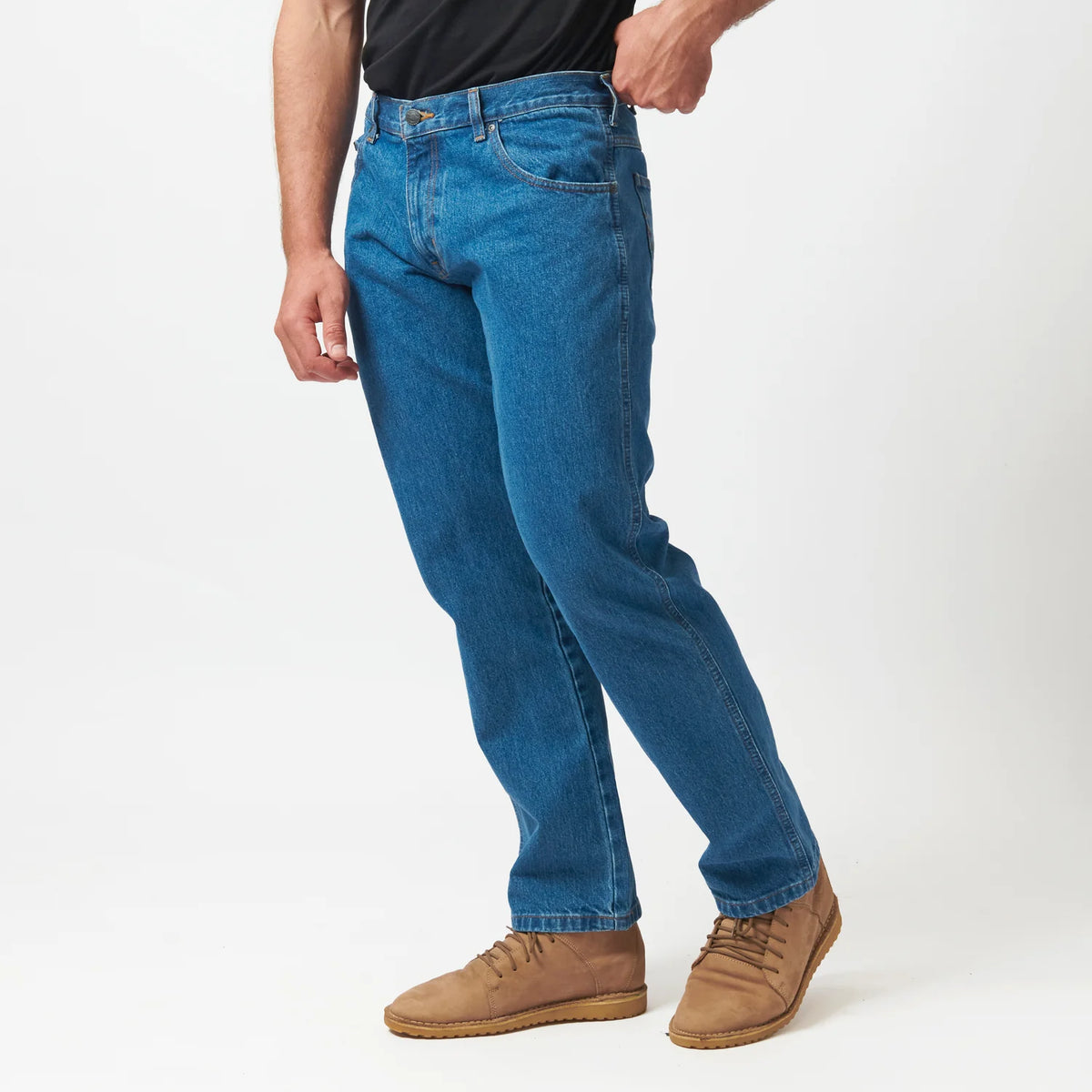 Wrangler Men's Texas Stretch Denim-Double Stonewash W121.