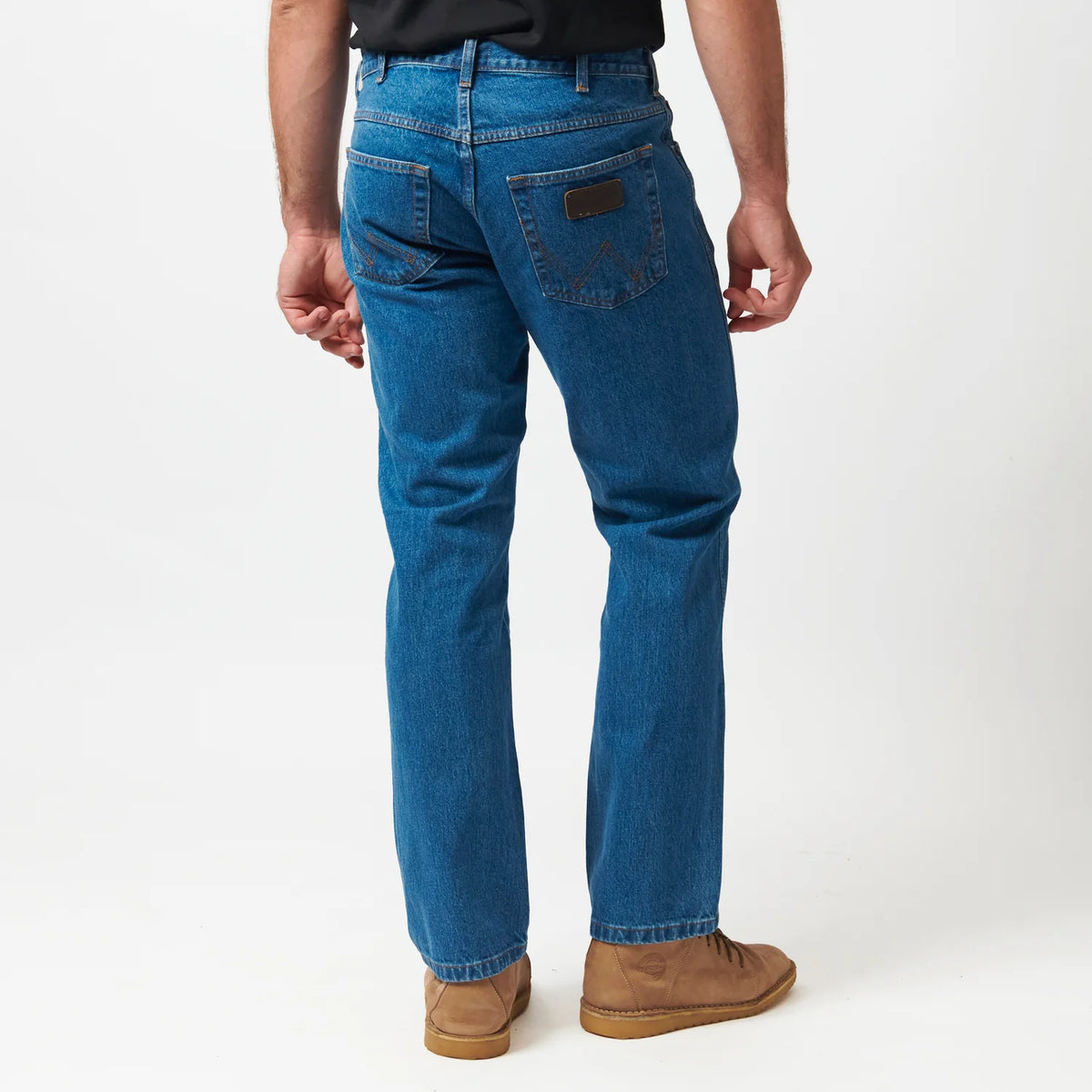 Wrangler Men's Texas Stretch Denim-Double Stonewash W121.