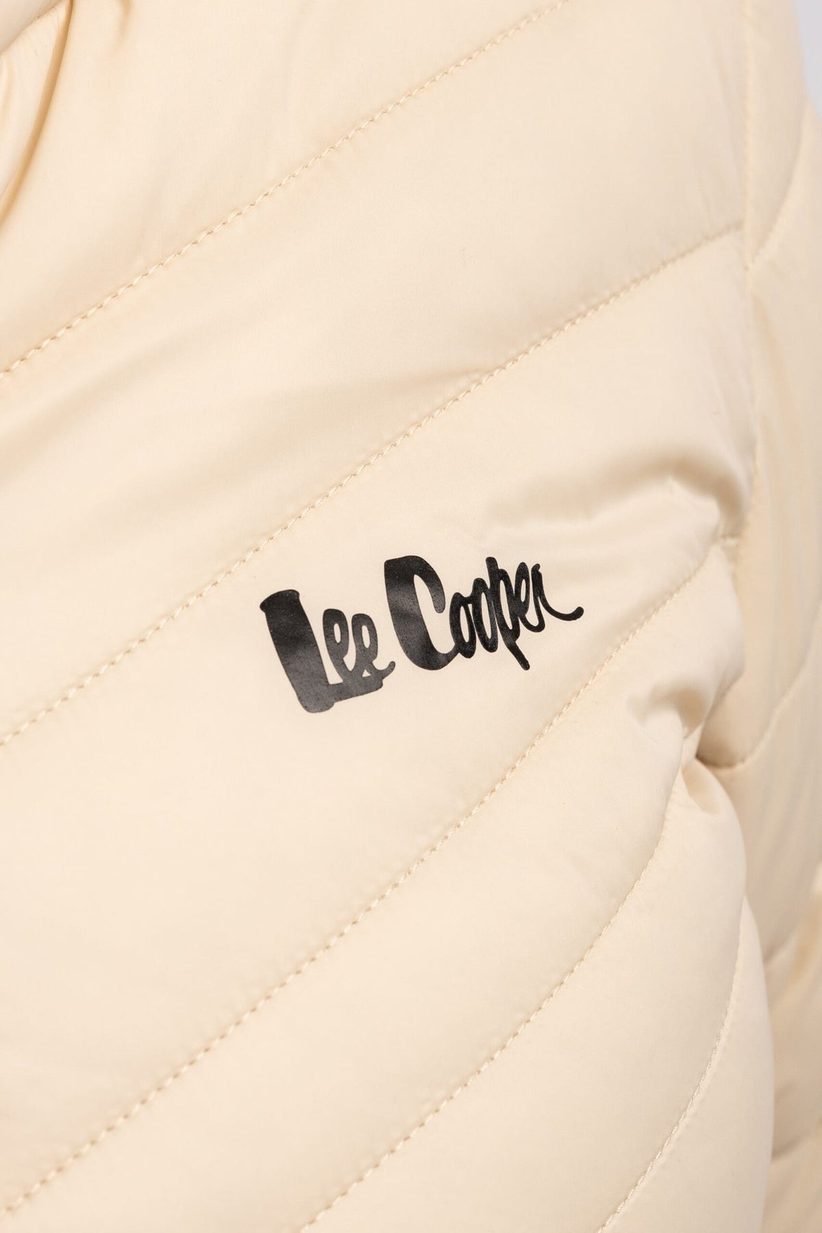 Lee Cooper Ladies Puffer Jacket Clara Stone