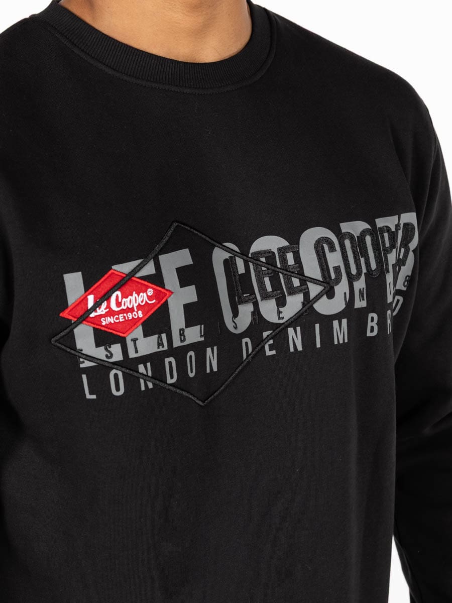 Lee Cooper SweatShirt Alderic Black LCW265767