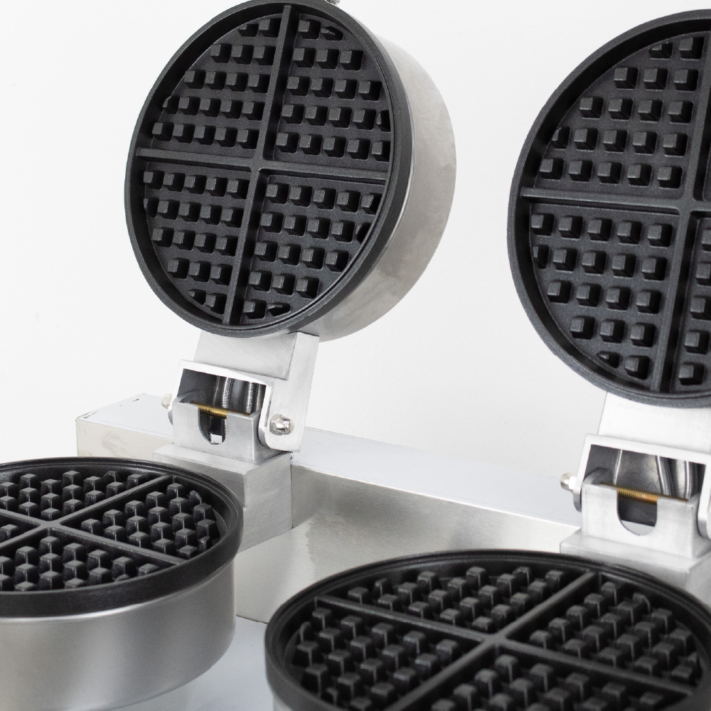 SmartChef Waffle Baker Round Double WBS1002.