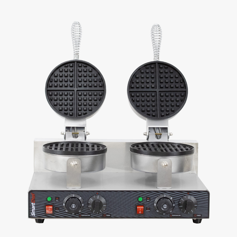 SmartChef Waffle Baker Round Double WBS1002
