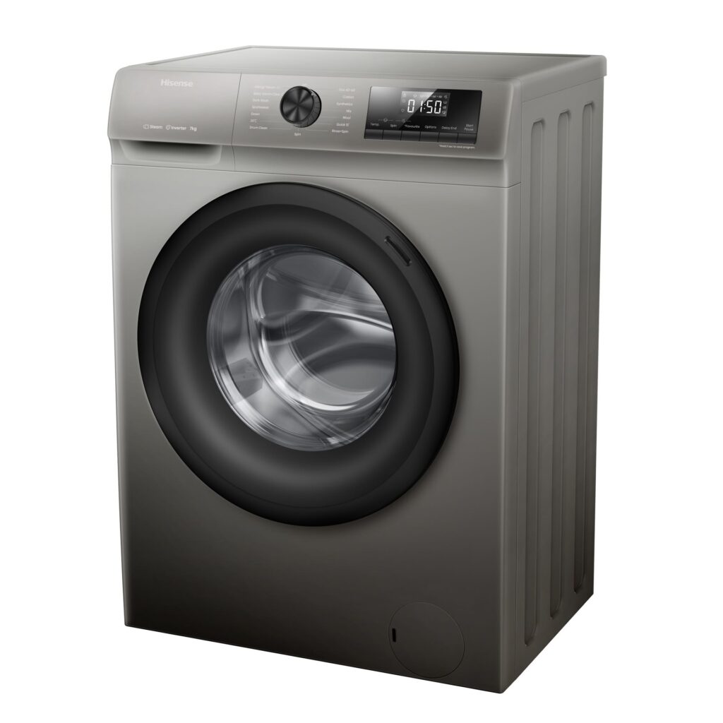 Hisense 9Kg Grey Front Loader Washing Machine WFQP9012VMT