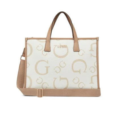 Guess Manon Tote Bag - White (8038725419097)