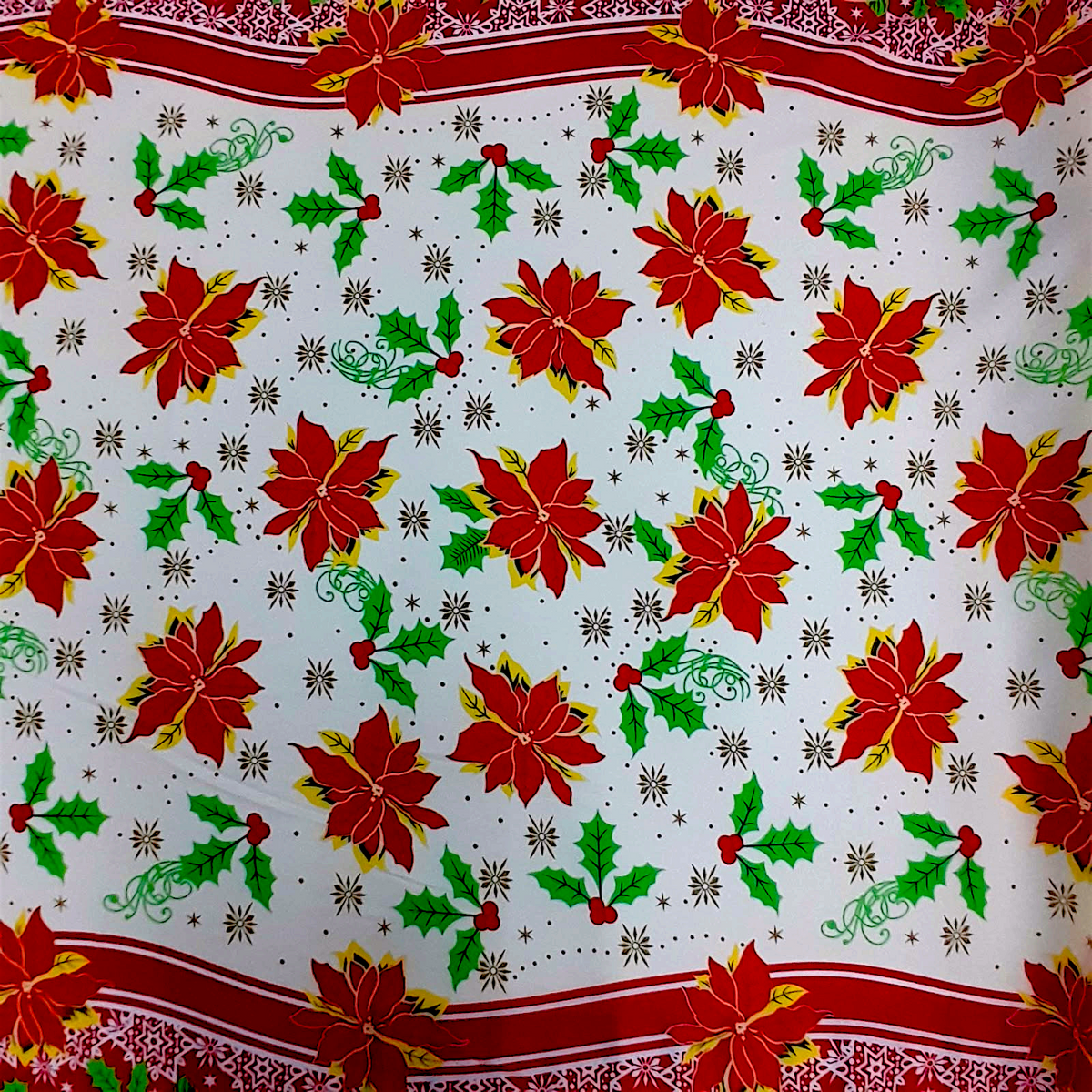 Fabric Printed Mini Matt  Merry Christmas 140 cm.