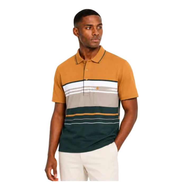 Monatic Alba NewPort Golfer Shirt-Multi Color M670-54-226