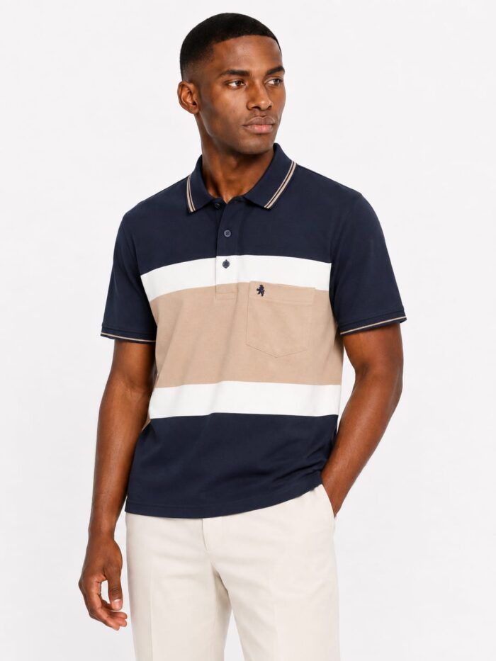 Monatic Alba NewPort Golfer Shirt-Multi Color M673-54-226