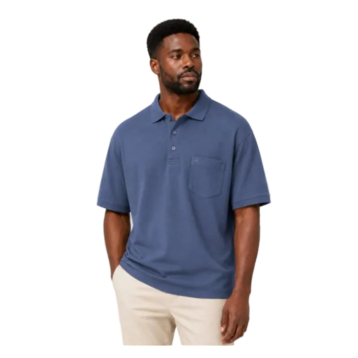 Monatic Alba Barkely Golfer Shirt-Ocean Blue MG003-50-226.