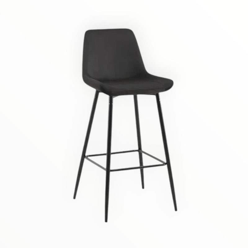 Jost Bar Stool Fabric Black  KT-Y962