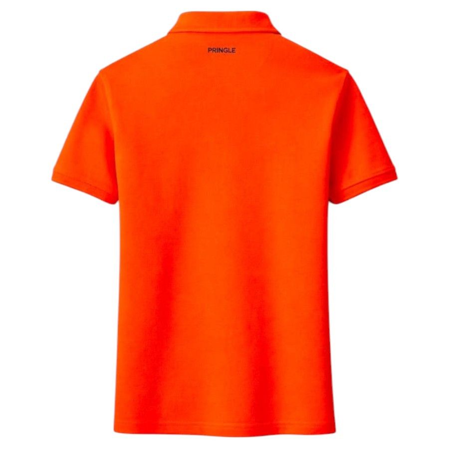 Pringle Mens Austyn Pique Golfer Orange MTOP1500.