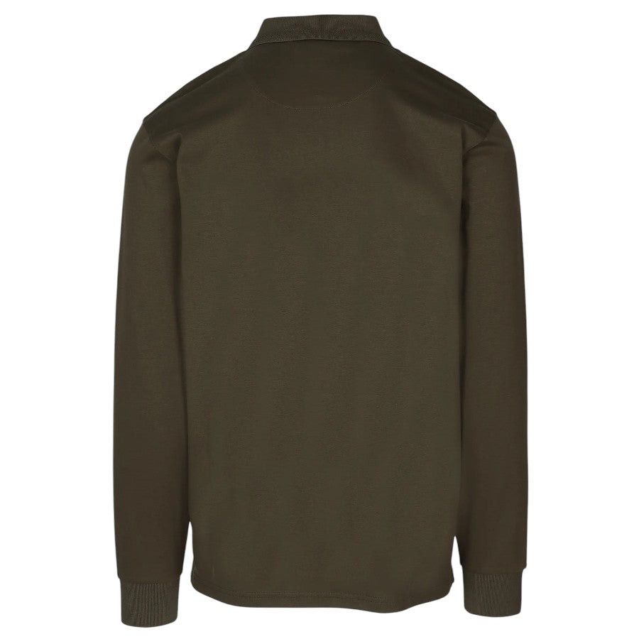Pringle Donald Long Sleeve Golfer Olive MTOP1725 PR111559.