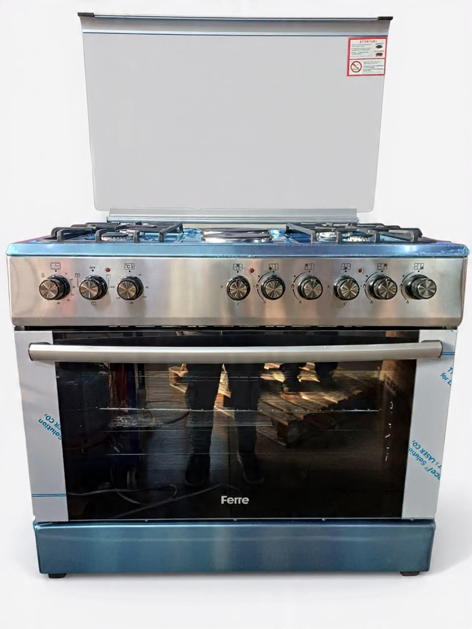 Ferre  90cm Silver Gas Stove F9S42E3.FDIDTLC.1